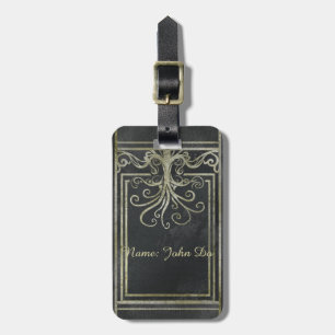 Eldrich luggage Tag Black and Gold