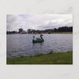 Eldridge Park Dragon Boat in Elmira, NY Postcard