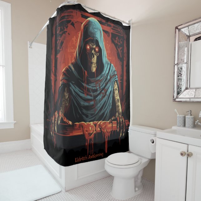 Eldritch Awakening Shower Curtain (In Situ)