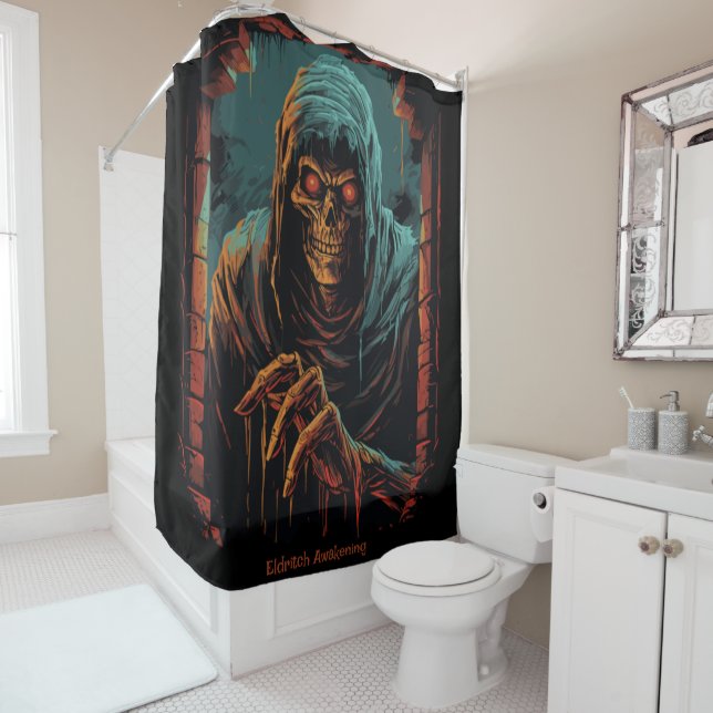 Eldritch Awakening Shower Curtain (In Situ)