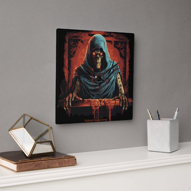 Eldritch Awakening Square Wall Clock (Office)