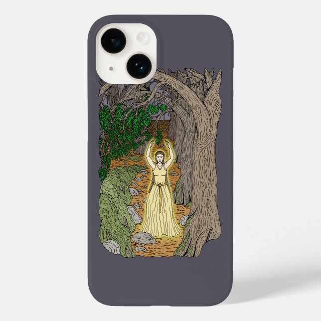 Eldritch Mistress (Fairy Lady in Woods) Case-Mate iPhone Case (Back)