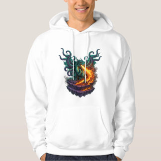 Eldritch Void Dragon – Fire Breathing Kraken Hybri Hoodie