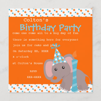 Ele-dots Invitation