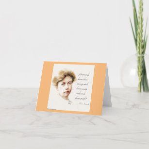 Eleanor & "Great Minds" Quote Any Occasion  Card