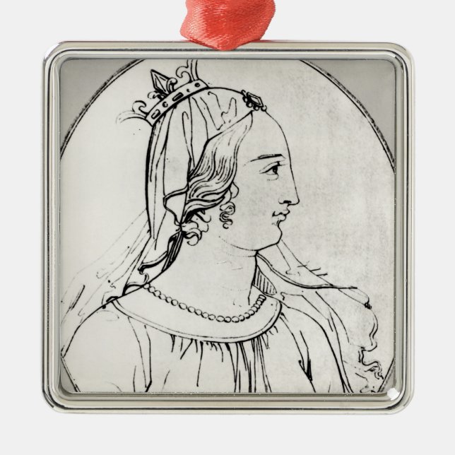 Eleanor of Aquitaine Metal Ornament (Front)