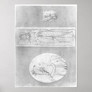 Eleanor of Aquitaine : Portrait in Profile Poster