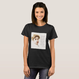 Eleanor Roosevelt & "Great Minds" Quote  T-Shirt