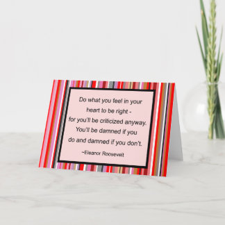 Eleanor Roosevelt Quote Card