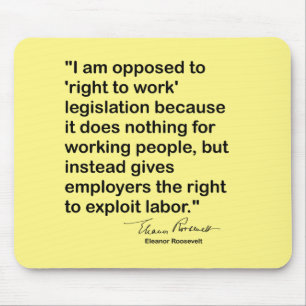 Eleanor Roosevelt quote Mouse Pad