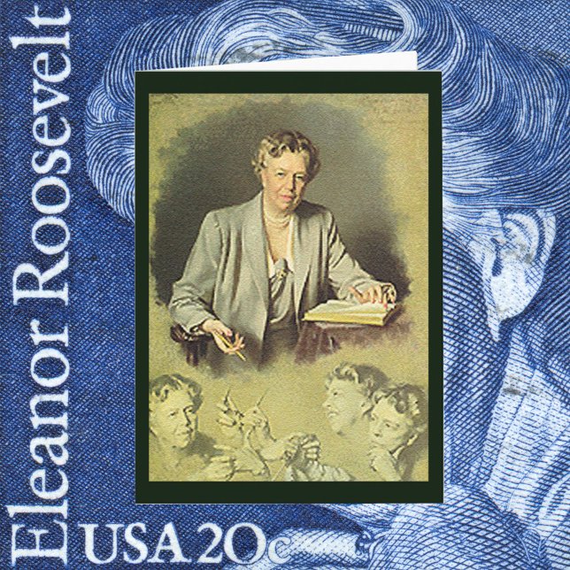 Eleanor Roosevelt White House portrait Card (Creator Uploaded)