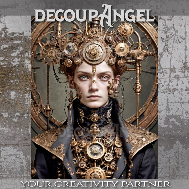 Eleanor the Steampunk Empress - Decoupage - Tissue Paper (Creator Uploaded)