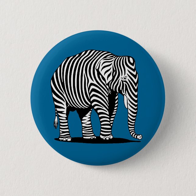 Elebra Zephant 6 Cm Round Badge (Front)