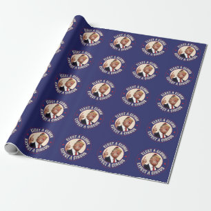 Elect A Clown, Expect A Circus - Anti Trump Wrapping Paper