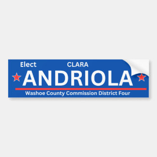 Elect Clara Anndriola Bumper Sticker