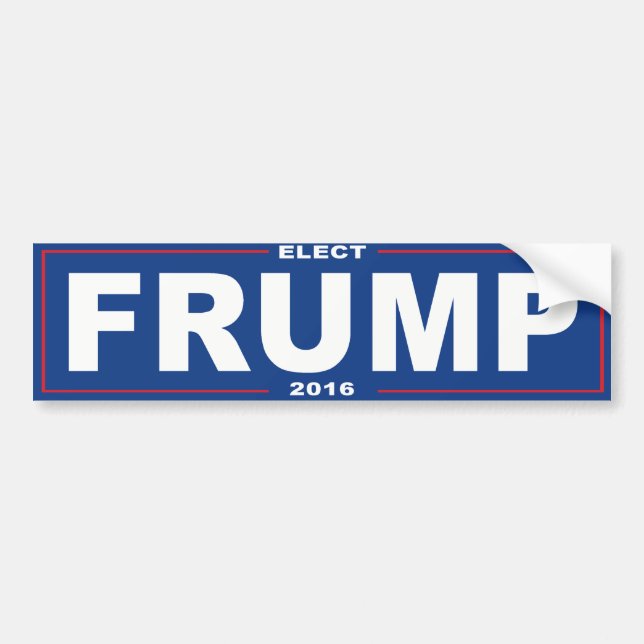 Elect Frump 2016 -.png Bumper Sticker (Front)