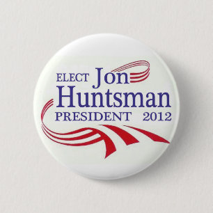 Elect Jon Huntsman 2012 6 Cm Round Badge