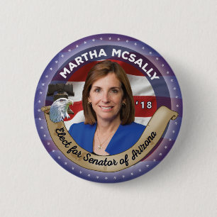 Elect Martha McSally for Senator of Arizona 6 Cm Round Badge