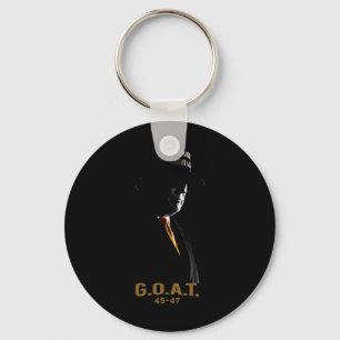 Elect The Goat Donald Trump 2024 45 47 Silhouette  Key Ring