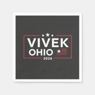 Elect Vivek Ramaswamy for Governor of Ohio 2026 Napkin
