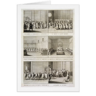 Electing the Pope, from the 'Encyclopaedia' by