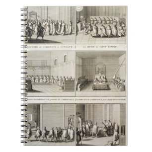Electing the Pope, from the 'Encyclopaedia' by Notebook