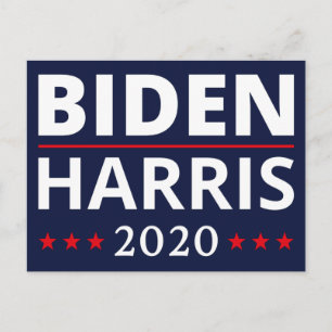 Election 2020 - Biden Harris II Postcard