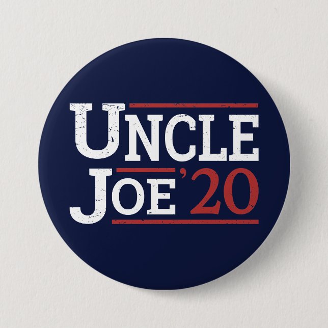 Election 2020 - Uncle Joe 7.5 Cm Round Badge (Front)