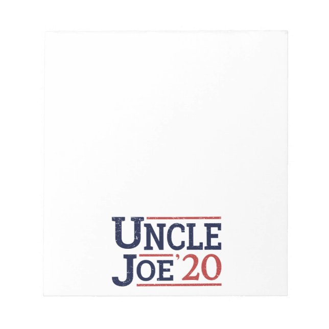Election 2020 - Uncle Joe Notepad (Front)