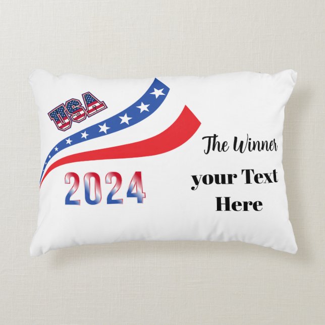 Election 2024  decorative cushion (Front)