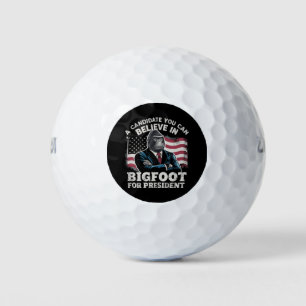 Election 2024 Funny Vote Sasquatch USA Golf Balls
