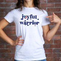 Election 2024 Kamala Joyful Warrior USA Flag Heart