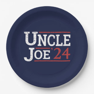 Election 2024 - Uncle Joe I Paper Plate