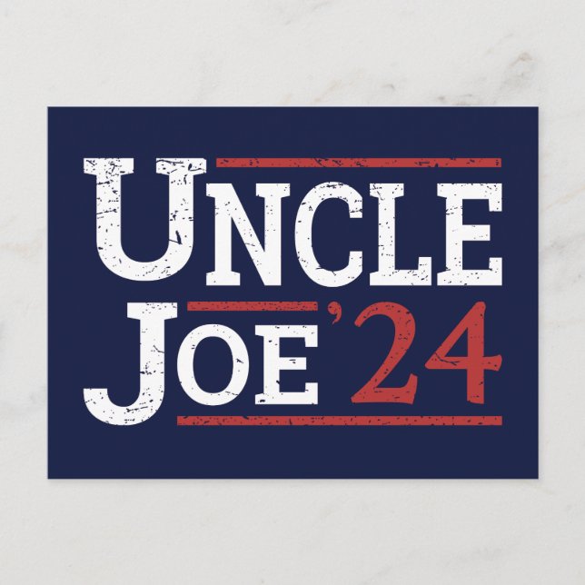 Election 2024 - Uncle Joe I Postcard (Front)
