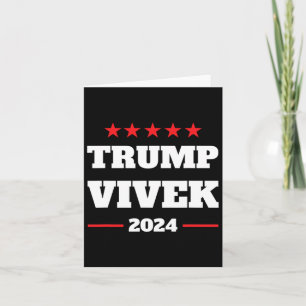 Election Bold Proud Pro Donald Trump Vivek 2024 Card