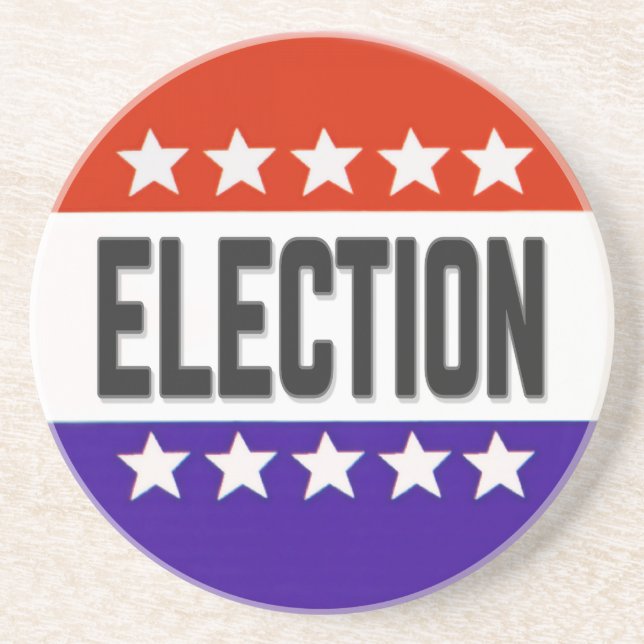 Election Button Coaster (Front)