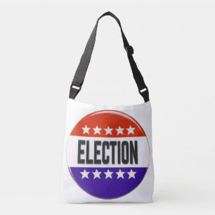 Election Button Crossbody Bag