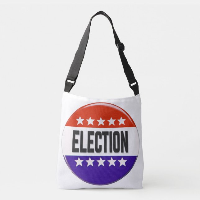 Election Button Crossbody Bag (Front)