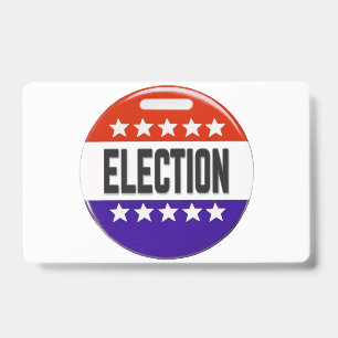 Election Button ID Badge