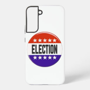 Election Button Samsung Galaxy Case