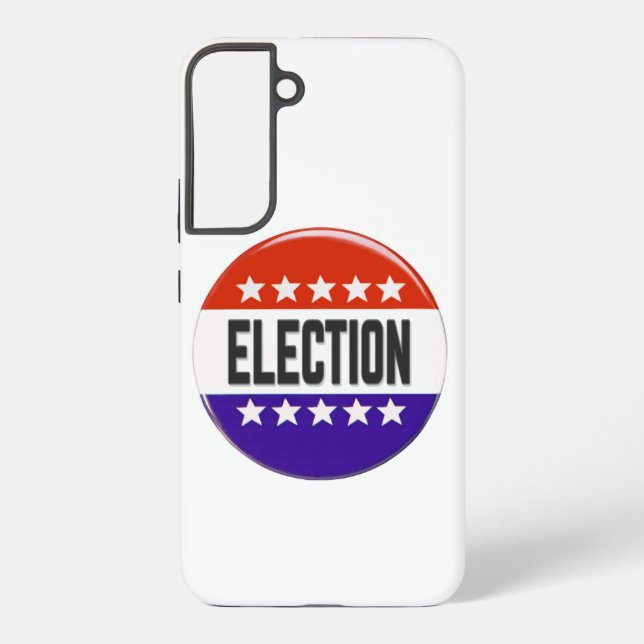 Election Button Samsung Galaxy S22+ Case (Back)