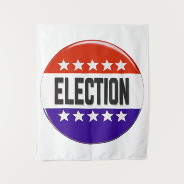 Election Button Tapestry (Front)