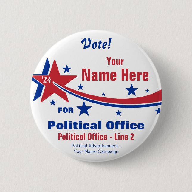 Election Campaign Button - Non-Partisan (Front)