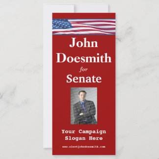 Election Campaign Rack Card Template