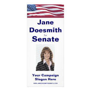 Election Campaign Rack Card Template
