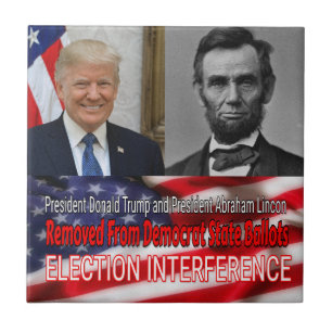 Election Interference Ceramic Tile