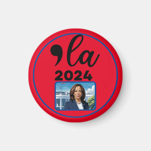 Election Kamala Harris 2024 Funny Anti Trump Magnet