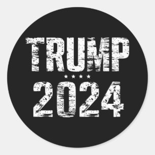 Election Keep America Great Trump 2024 Classic Round Sticker