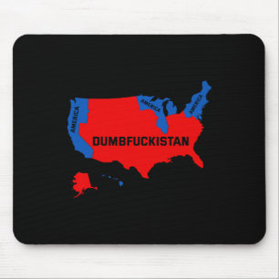Election Map 2024 United States Of America Dumbfor Mouse Pad