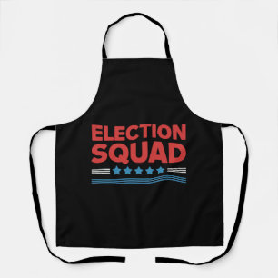 Election Squad 2024 Election Democrat Republican  Apron